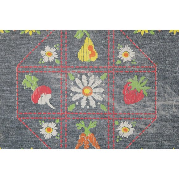 Large Plastic Silverware Storage Box with a Floral Design - Picture 2 of 12